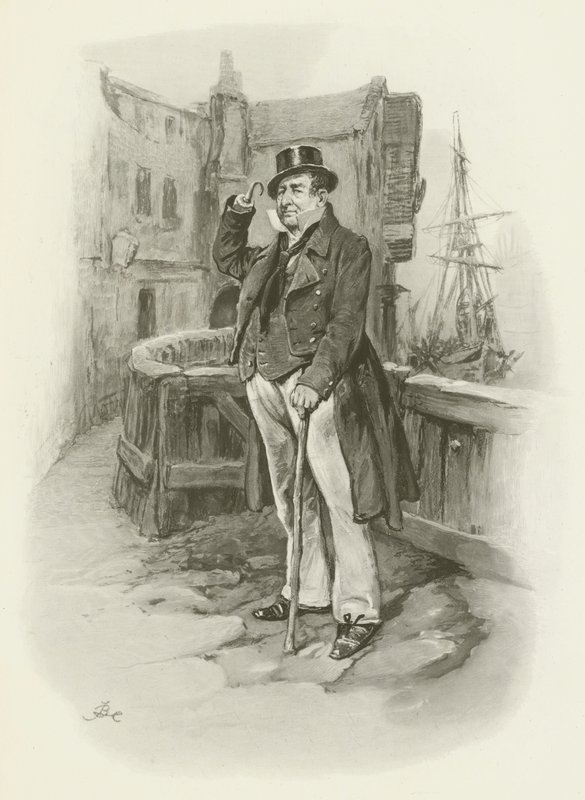 Kapitan Cuttle autorstwa after Frederick Barnard