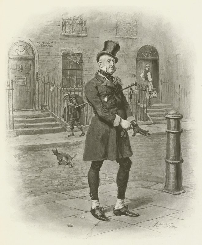 pan Micawber autorstwa after Frederick Barnard