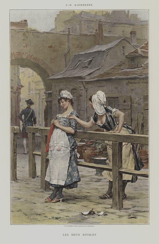 Dwóch rywali autorstwa after Frederik Hendrik Kaemmerer
