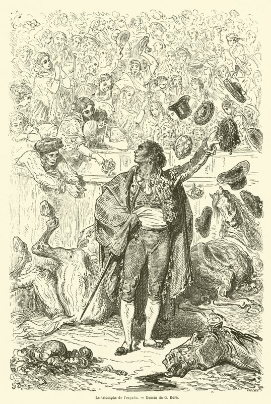 Triumf Espady autorstwa Gustave after Dore