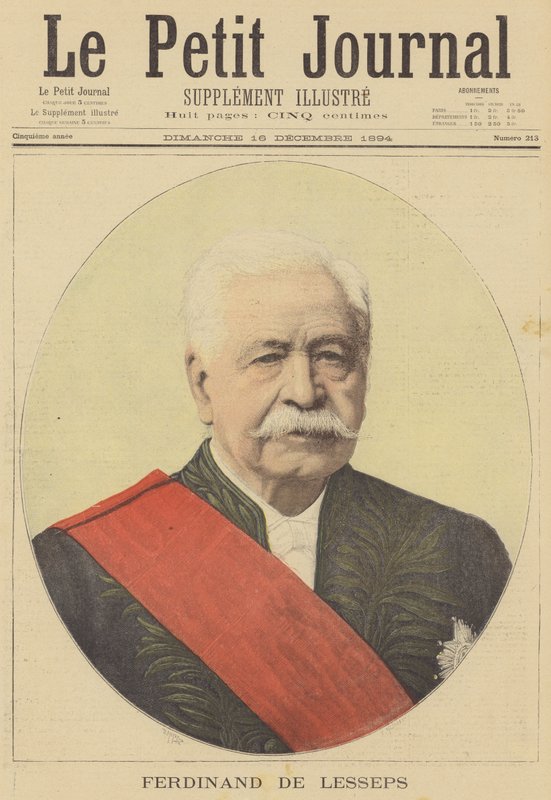 Ferdynand de Lesseps autorstwa after Henri Meyer