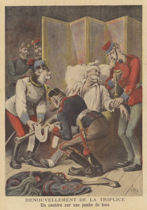 Odnowienie Trójprzymierza autorstwa after Henri Meyer