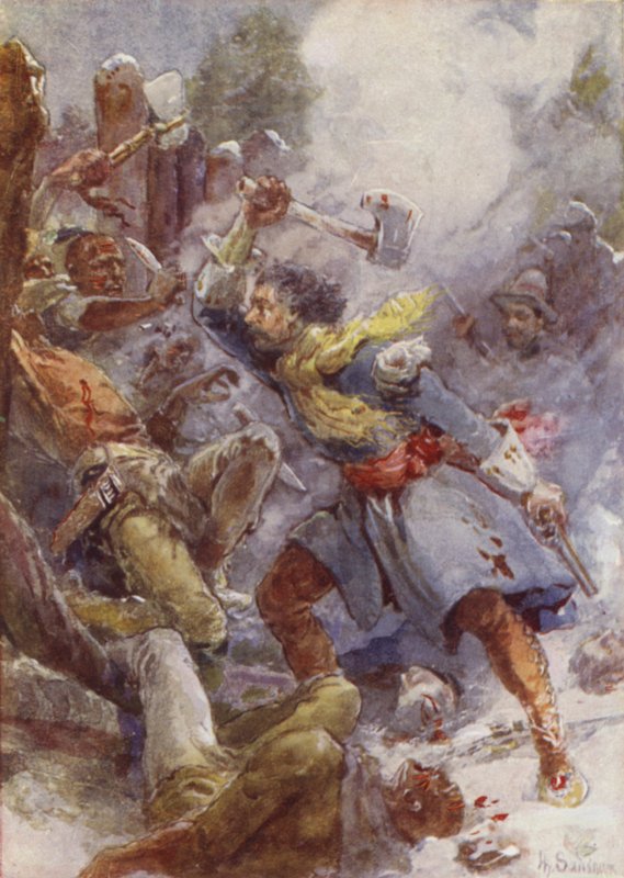 Obrona długiego skoku autorstwa after Henry Sandham