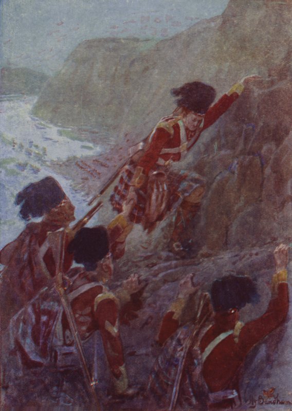Zdobycie Quebecu autorstwa after Henry Sandham