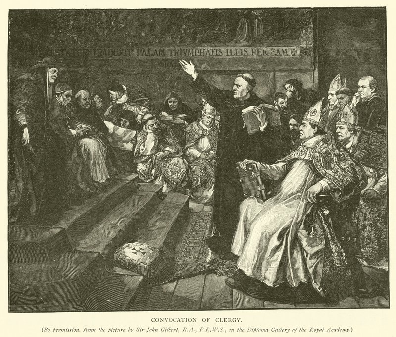Zwołanie duchowieństwa autorstwa after John Gilbert