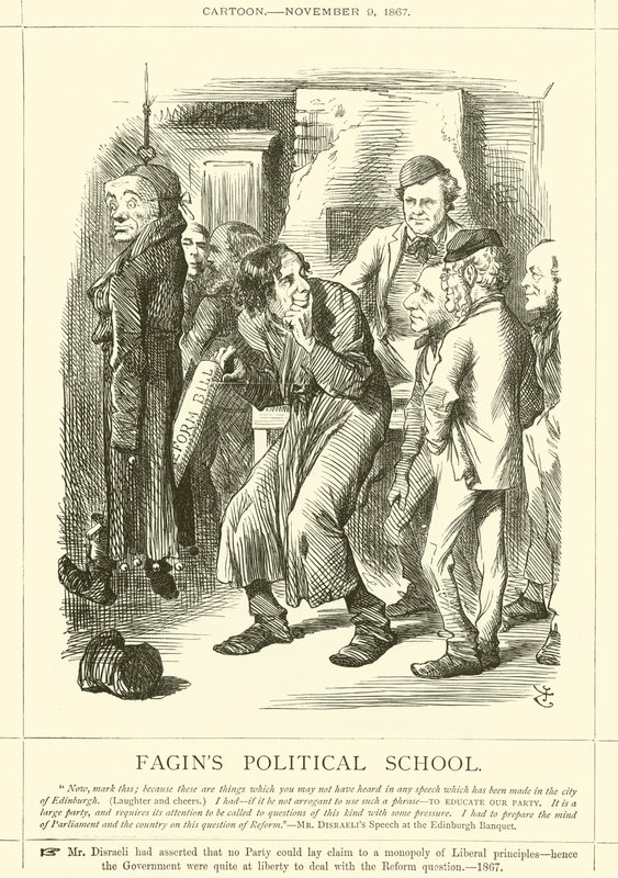 Szkoła Polityczna im. Faginsa autorstwa after John Tenniel