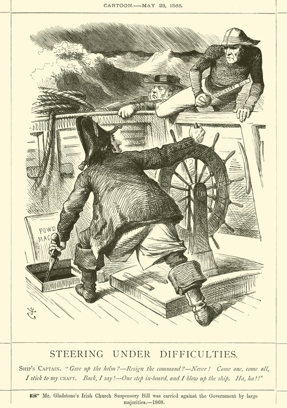 Sterowanie pod trudnościami autorstwa after John Tenniel