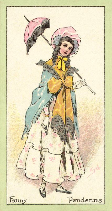 Fanny, Pendennis (chromolitho) autorstwa after Joseph Clayton Clarke