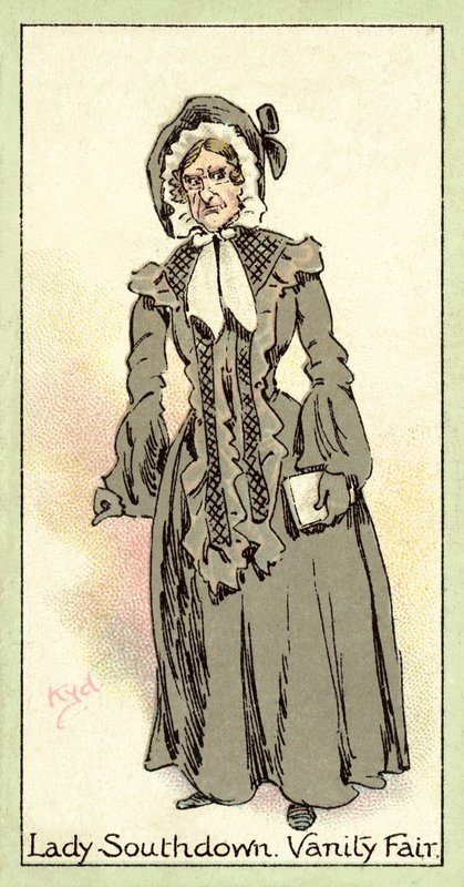 Lady Southdown, Vanity Fair (chromolitho) autorstwa after Joseph Clayton Clarke