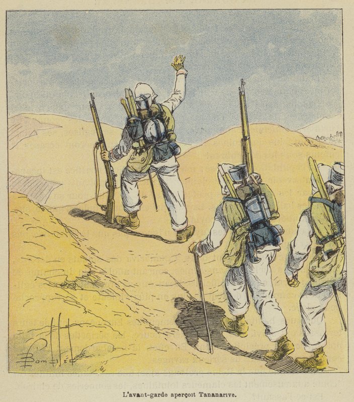 Awangarda widzi Tananarive autorstwa after Louis Charles Bombled