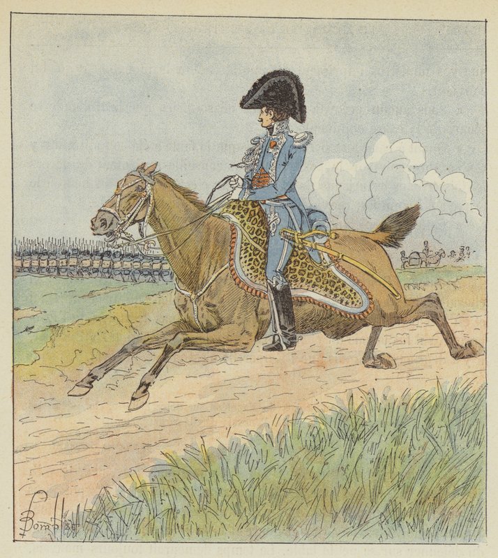Oficer Ordynacji Cesarza autorstwa after Louis Charles Bombled