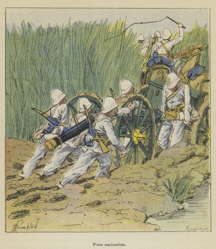 Kawałek embourbee autorstwa after Louis Charles Bombled