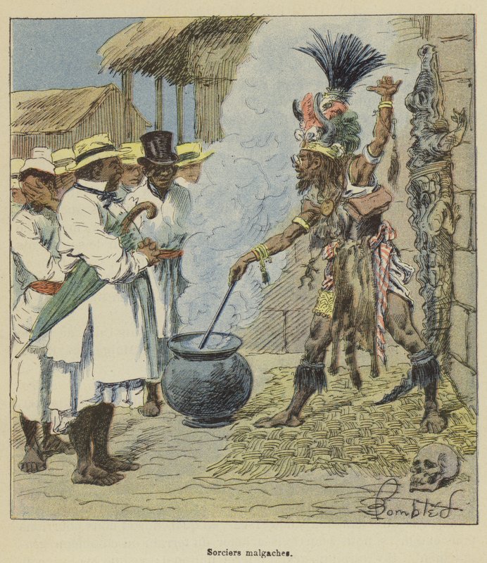 Madagaskaru czarodzieje autorstwa after Louis Charles Bombled