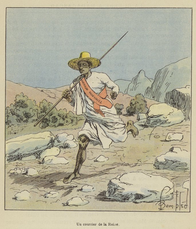 Kurier od królowej autorstwa after Louis Charles Bombled