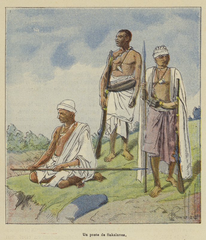 Post Sakalaves autorstwa after Louis Charles Bombled