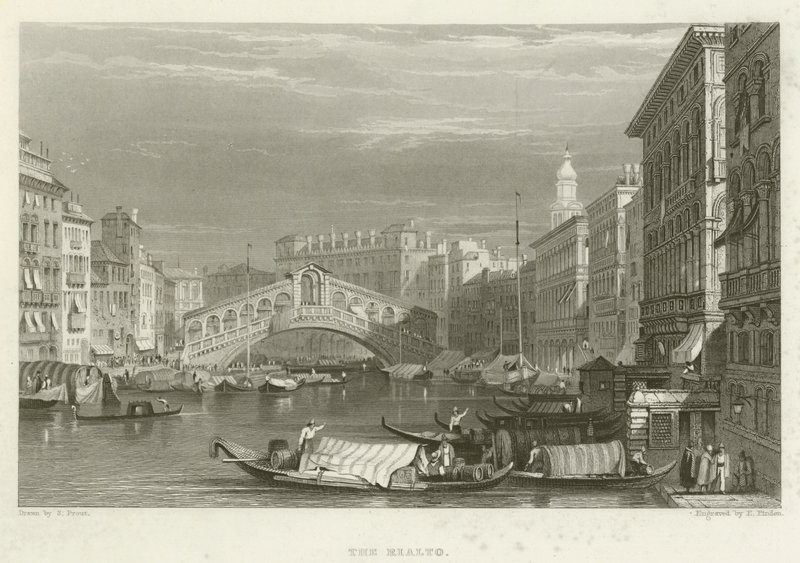 Rialto autorstwa Samuel (after) Prout