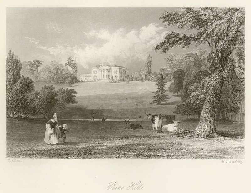 Bóle wzgórza autorstwa after Thomas Allom